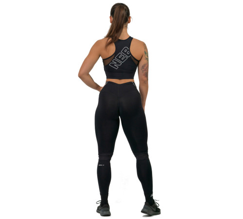 Легінси з високою талією Nebbia FIT Activewear 443 - L - чорний