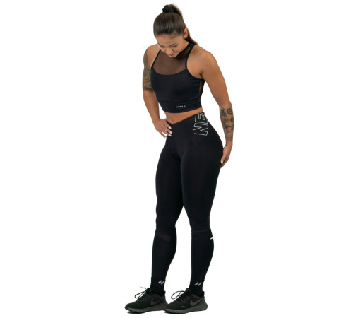 Легінси з високою талією Nebbia FIT Activewear 443 - L - чорний