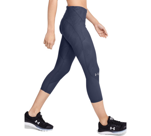 Жіночі капрі легінси Under Armour Fly Fast Jacquard Crop - S - синій Жіночі капрі легінси Under Armour Fly Fast Jacquard Crop - S - синій