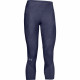 Жіночі капрі легінси Under Armour Fly Fast Jacquard Crop - S - синій