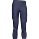 Жіночі капрі легінси Under Armour Fly Fast Jacquard Crop - S - синій