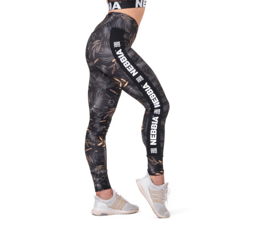 Жіночі легінси Nebbia High Waist Performance Leggings 567 - чорний/L Жіночі легінси Nebbia High Waist Performance Leggings 567 - чорний/L