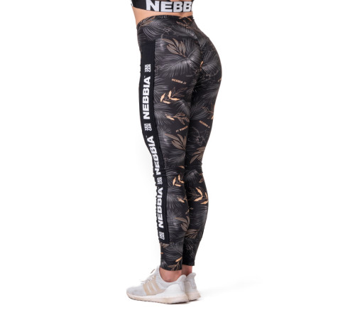 Жіночі легінси Nebbia High Waist Performance Leggings 567 - чорний/L Жіночі легінси Nebbia High Waist Performance Leggings 567 - чорний/L