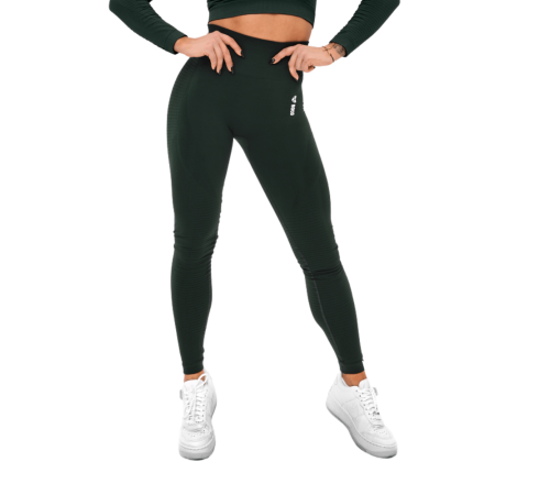 Жіночі легінси Boco Wear Bottle Green Cropped - XS/S - зелений Жіночі легінси Boco Wear Bottle Green Cropped - XS/S - зелений