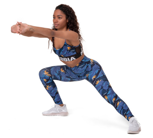 Жіночі легінси Nebbia High Waist Ocean Power 561 - синій/XS Жіночі легінси Nebbia High Waist Ocean Power 561 - синій/XS