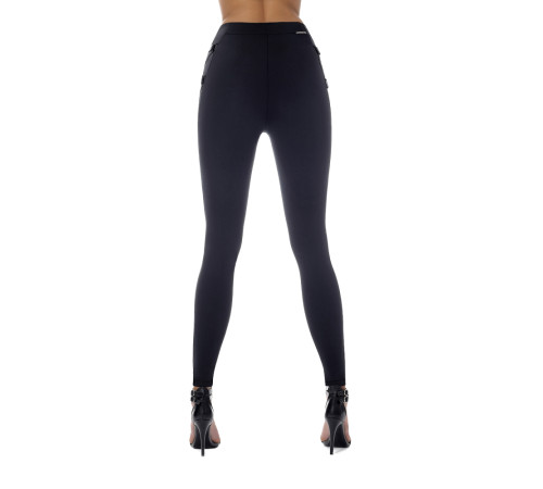 Жіночі легінси  BAS BLEU Lindsey Black- чорні/XXL