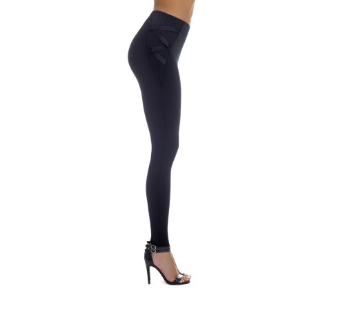 Жіночі легінси  BAS BLEU Lindsey Black- чорні/XXL