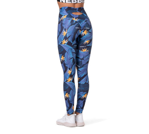 Жіночі легінси Nebbia High Waist Ocean Power 561 - синій/М Жіночі легінси Nebbia High Waist Ocean Power 561 - синій/М