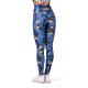 Жіночі легінси Nebbia High Waist Ocean Power 561 - синій/М