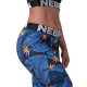 Жіночі легінси Nebbia Mid Waist Ocean Power 566 - синій/XS