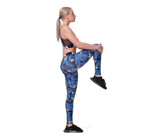 Жіночі легінси Nebbia Mid Waist Ocean Power 566 - синій/XS Жіночі легінси Nebbia Mid Waist Ocean Power 566 - синій/XS
