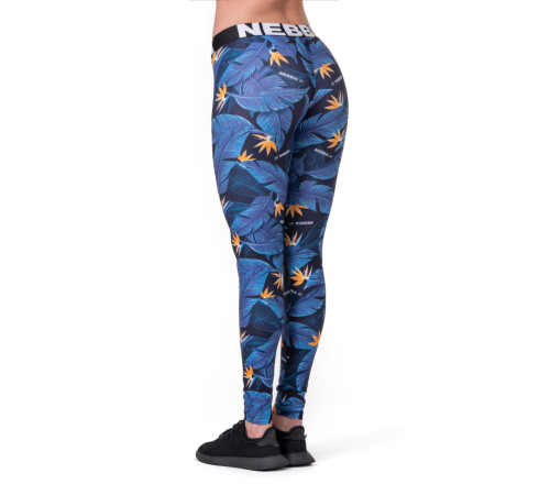 Жіночі легінси Nebbia Mid Waist Ocean Power 566 - синій/S