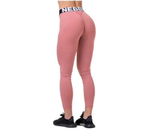 Жіночі легінси середньої посадки Nebbia Squat Hero Scrunch Butt 571 - розмір S/рожевий