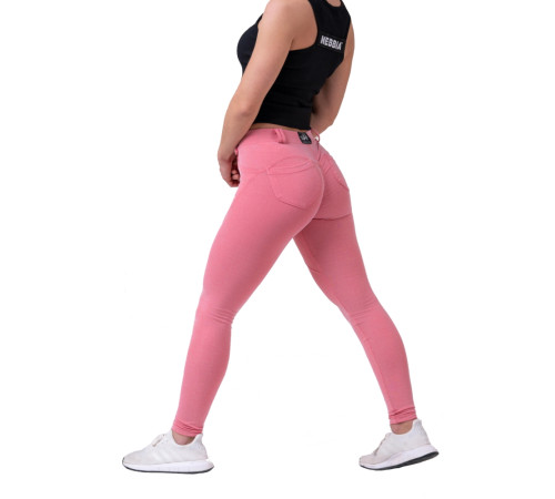 Жіночі легінси Nebbia Dreamy Edition Bubble Butt 537-190 - рожева пудра/М Жіночі легінси Nebbia Dreamy Edition Bubble Butt 537-190 - рожева пудра/М