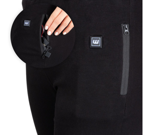 Жіночі штани з підігрівом W-TEC Insupants Lady - чорний/L