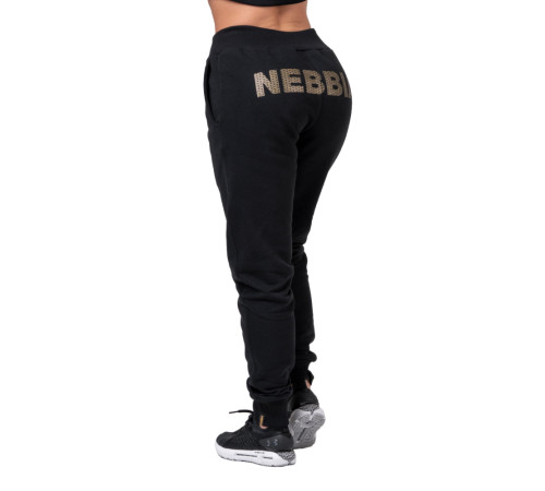 Жіночі спортивні штани Nebbia Gold Classic 826 - чорний/L Жіночі спортивні штани Nebbia Gold Classic 826 - чорний/L