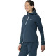 Флісова кофта жіноча 2117 Gyljen Hoodie W 7916916 розмір S - темно-синя