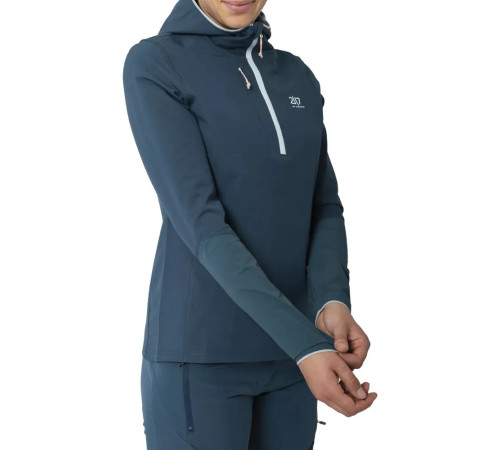 Флісова кофта жіноча 2117 Gyljen Hoodie W 7916916 розмір S - темно-синя