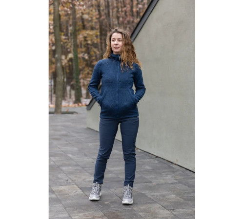 Флісова кофта жіноча Turbat Dreamer Hood Wmn розмір XS - темно-синій меланж