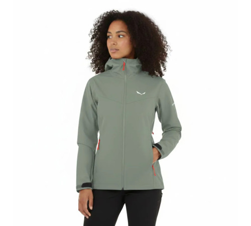 Куртка жіноча Salewa PUEZ (AQUA 4) 2.5L PTX JACKET W 28616 5A90 розмір 40/34 - світло-зелена