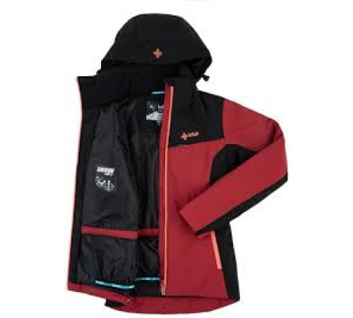 Куртка ж Kilpi FLIP-W dark red - 36 - бордовий Куртка ж Kilpi FLIP-W dark red - 36 - бордовий