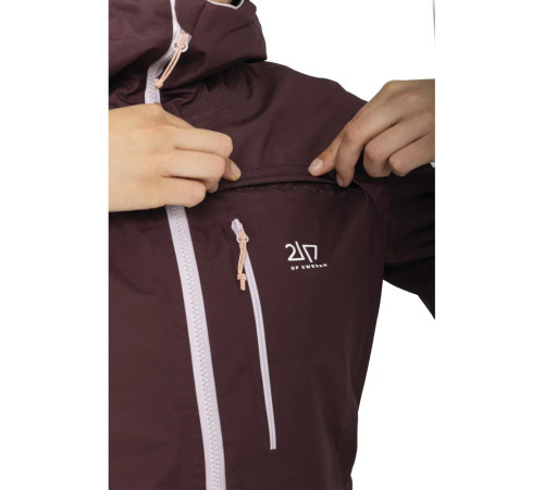 Куртка жіноча 2117 Ruskola 3L Jacket W 7616905 розмір XS - бордова