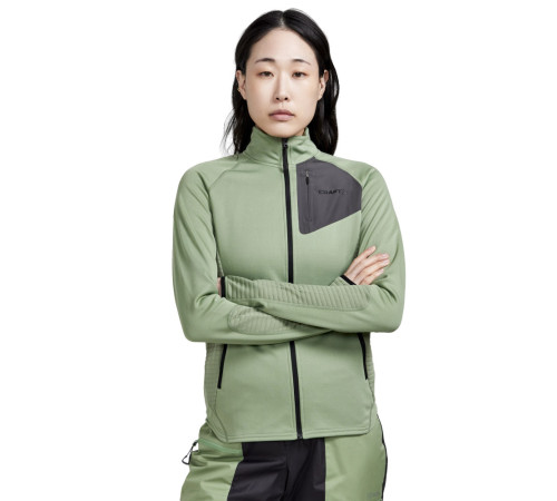 Жіноча термокуртка CRAFT ADV Tech Fleece W - S - яскраво-зелена Жіноча термокуртка CRAFT ADV Tech Fleece W - S - яскраво-зелена
