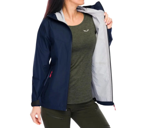 Куртка жіноча Salewa PUEZ (AQUA 4) 2.5L PTX JACKET W 28616 3960 розмір 40/34 - темно-синя