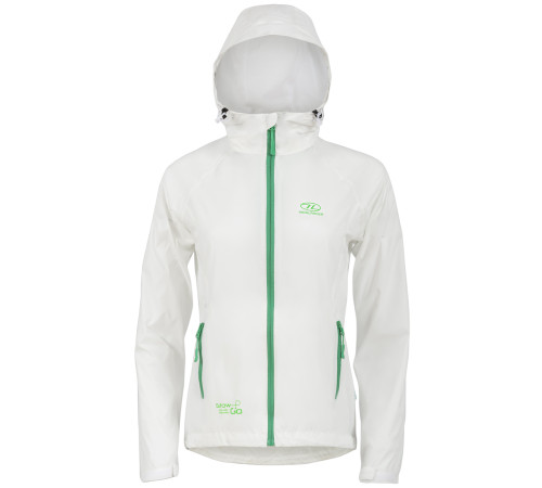 Вітрівка жіноча Highlander Stow & Go Pack Away Rain Jacket 6000 mm White S