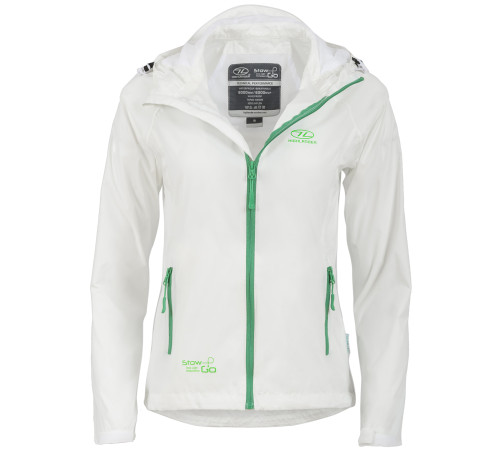 Вітрівка жіноча Highlander Stow & Go Pack Away Rain Jacket 6000 mm White S