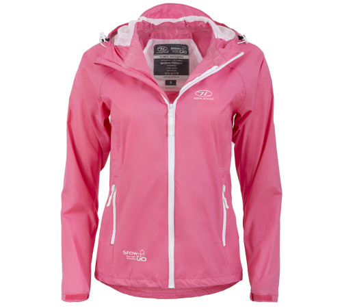 Вітрівка жіноча Highlander Stow & Go Pack Away Rain Jacket 6000 mm Pink XS Вітрівка жіноча Highlander Stow & Go Pack Away Rain Jacket 6000 mm Pink XS