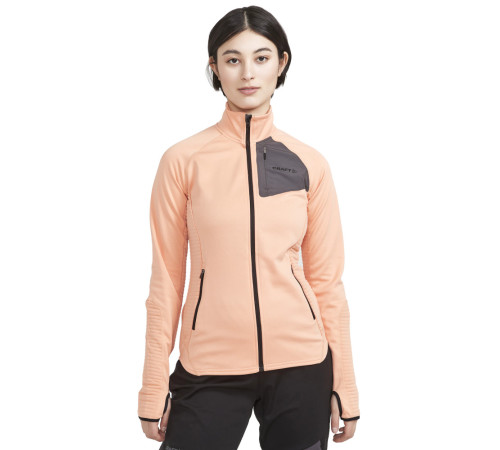Жіноча термокуртка CRAFT ADV Tech Fleece W - S- оранжева Жіноча термокуртка CRAFT ADV Tech Fleece W - S- оранжева