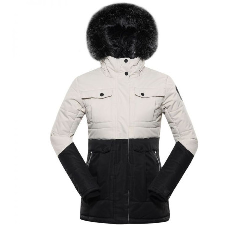 Куртка ж Alpine Pro EGYPA LJCB592 128 - XS - бежевий/чорний Куртка ж Alpine Pro EGYPA LJCB592 128 - XS - бежевий/чорний
