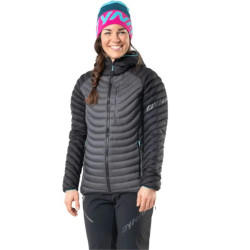 Куртка жіноча Dynafit RADICAL DWN W HOOD JKT 70915 0911 розмір 40/34 - чорно-сіра