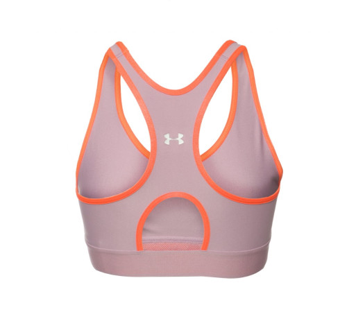 Жіночий спортивний топ Under Armour Mid Keyhole - XS - сіро-помаранчевий Жіночий спортивний топ Under Armour Mid Keyhole - XS - сіро-помаранчевий