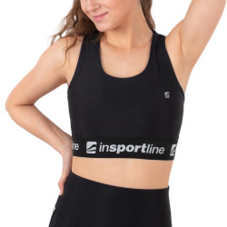 Жіночий спортивний топ inSPORTline Azareta - чорний, S