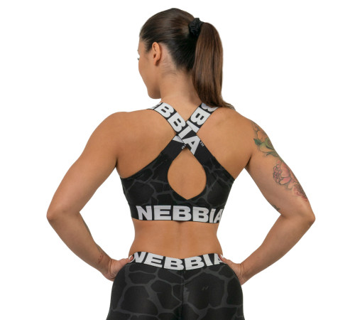 Спортивний бюстгальтер Nebbia Ocean Selected 552 - S - чорний Спортивний бюстгальтер Nebbia Ocean Selected 552 - S - чорний
