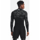 Чоловіча компресійна кофта Under Armour HG Armor Camo Comp LS - чорний камуфляж/L