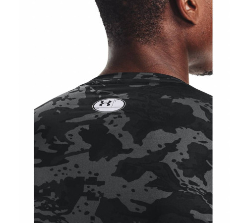 Чоловіча компресійна кофта Under Armour HG Armor Camo Comp LS - чорний камуфляж/L Чоловіча компресійна кофта Under Armour HG Armor Camo Comp LS - чорний камуфляж/L