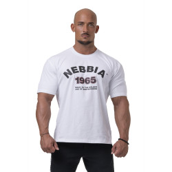 Чоловіча футболка Nebbia Golden Era 192 - білий/XL