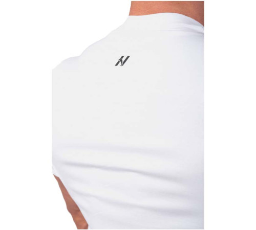 Чоловіча футболка Nebbia Vertical Logo 293 - білий/М