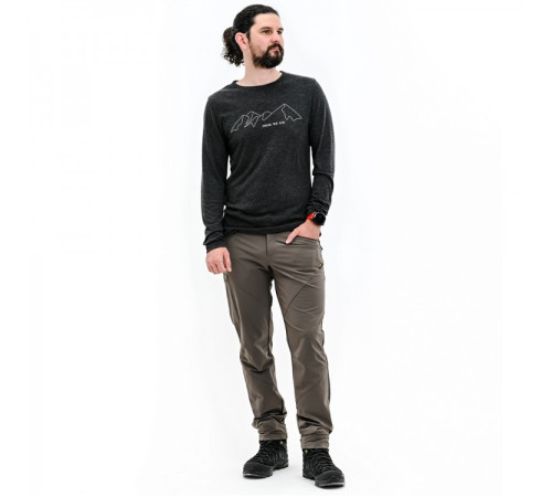 Футболка ч Turbat Cozy Logo 2 LS Mns caviar - S - чорний Футболка ч Turbat Cozy Logo 2 LS Mns caviar - S - чорний