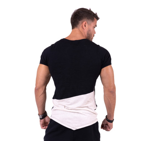 Чоловіча футболка для фітнесу Nebbia Red Label V-typical 142 - розмір L