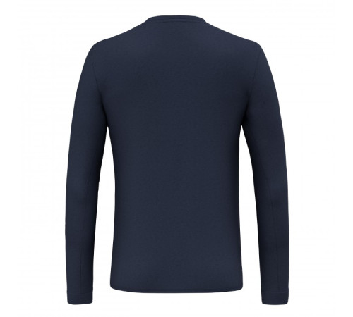 Футболка ч Salewa SOLIDLOGO DRY M L/S TEE 27340 3966 - 48/M - синій