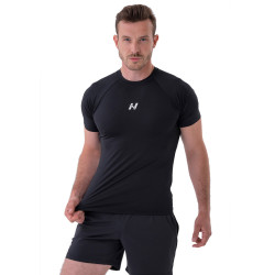 Чоловіча спортивна футболка Nebbia 324 - L -  чорна