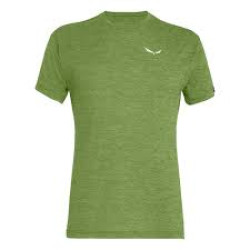 Футболка ч Salewa PUEZ MELANGE DRY M S/S TEE 26537 5716 - 54/2X - зелений