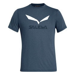 Футболка ч Salewa SOLIDLOGO DRI-REL M S/S TEE 27018 3986 - 46/S - темно-синій