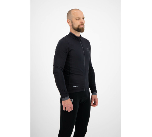 Чоловіча велосипедна зимова куртка ROGELLI ESSENTIAL - L - чорна Чоловіча велосипедна зимова куртка ROGELLI ESSENTIAL - L - чорна