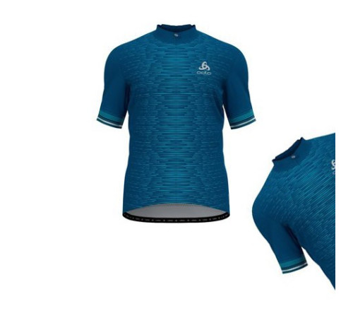 Велоджерсі чоловіча ODLO Stand-up ZEROWEIGHT - ХL - синій