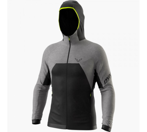 Фліс Dynafit Tour Wool Thermal Hoody Mns - M - сірий/чорний